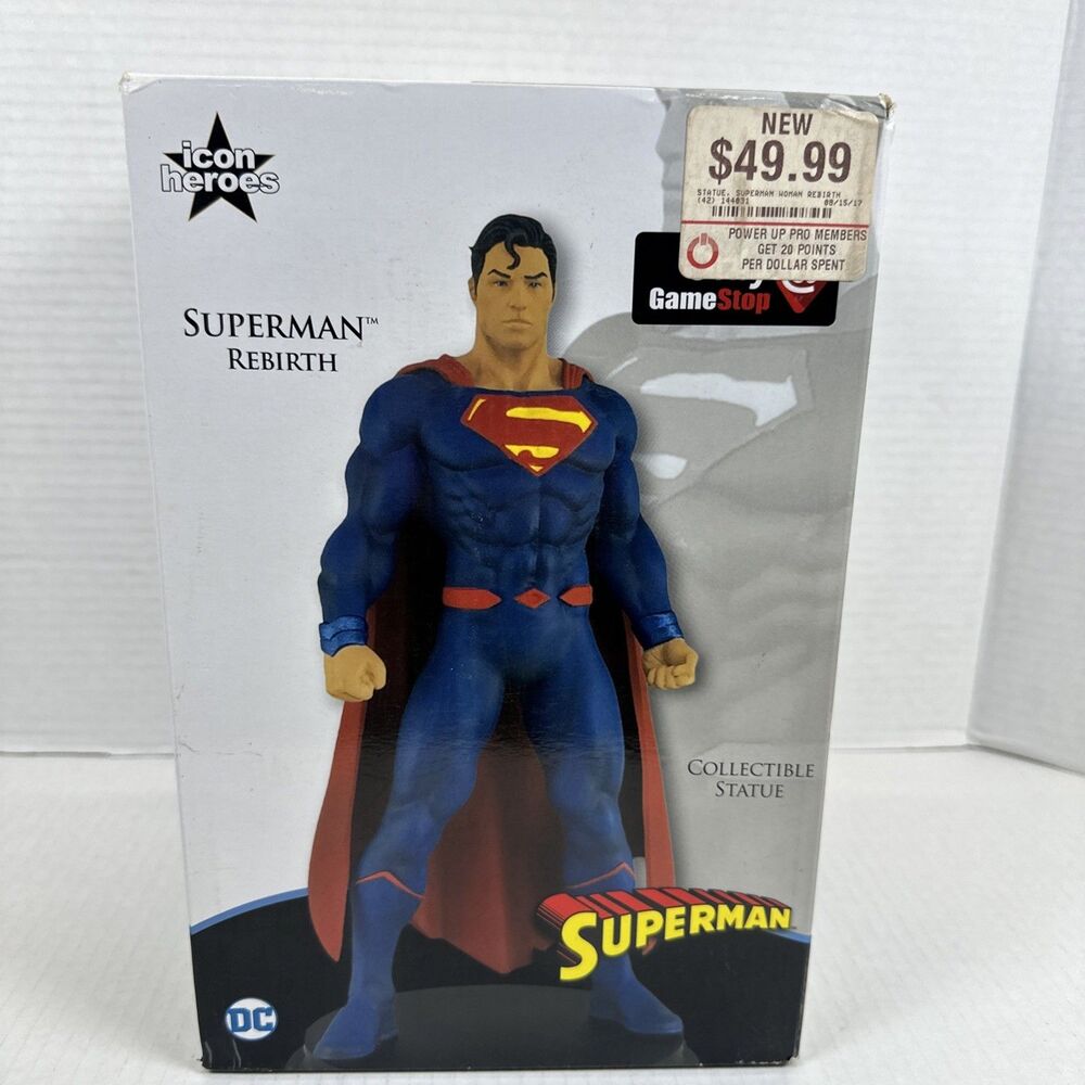 Superman Rebirth Collectible Statue GameStop Exclusive 0362/2000